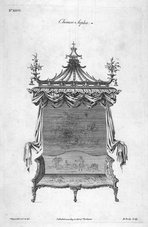 Fig.1. Thomas Chippendale, The Gentleman and Cabinet-Maker's Director. Plate XXVI. C. 1754.