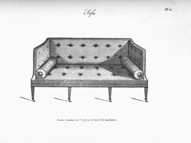 Fig. 7. George Hepplewhite, The Cabinet-Maker and Upholsterer's Guide, Plate 21.