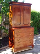 The completed cabinet-on-chest.